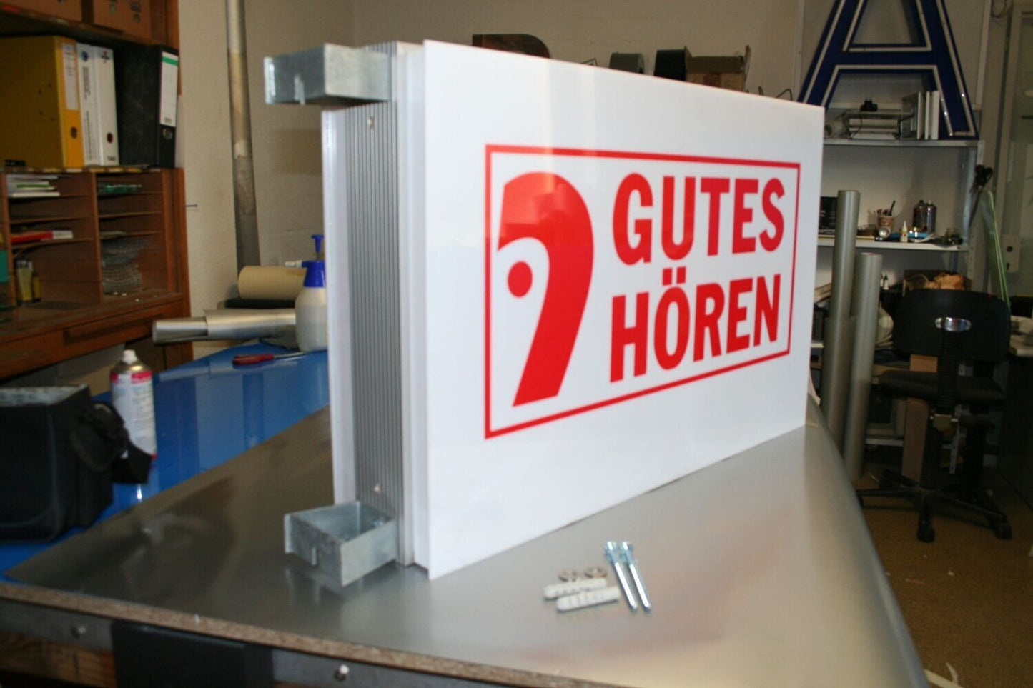 Double-sided light boxes