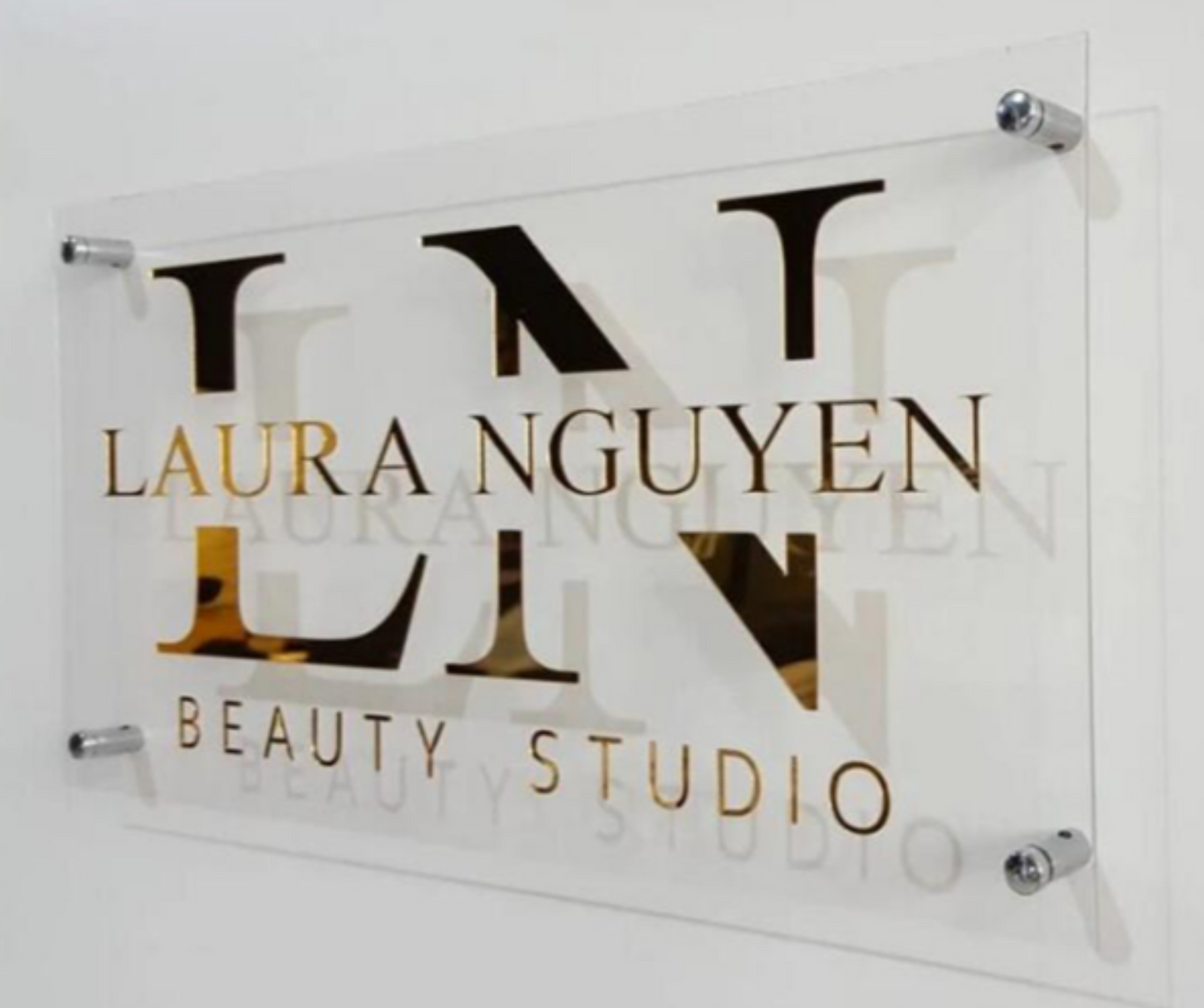 personalisierte individuelle Acrylschilder