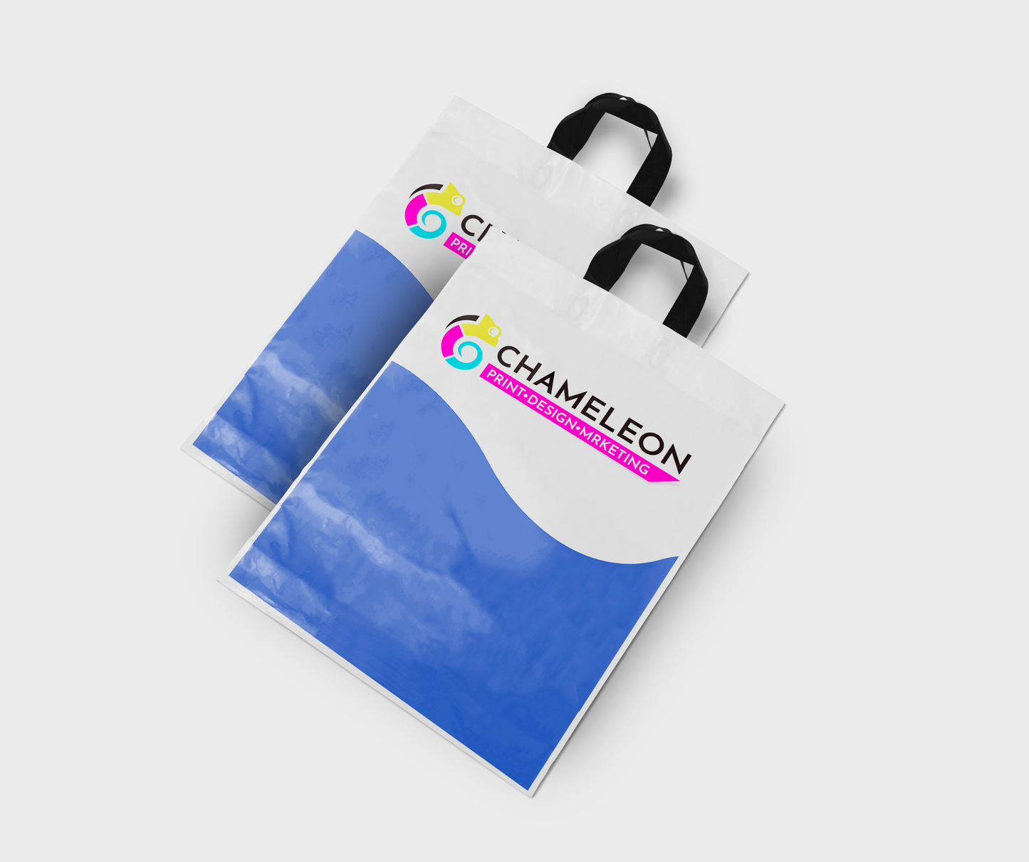 Tragetaschen Plastik-Beutel Tüten weiß