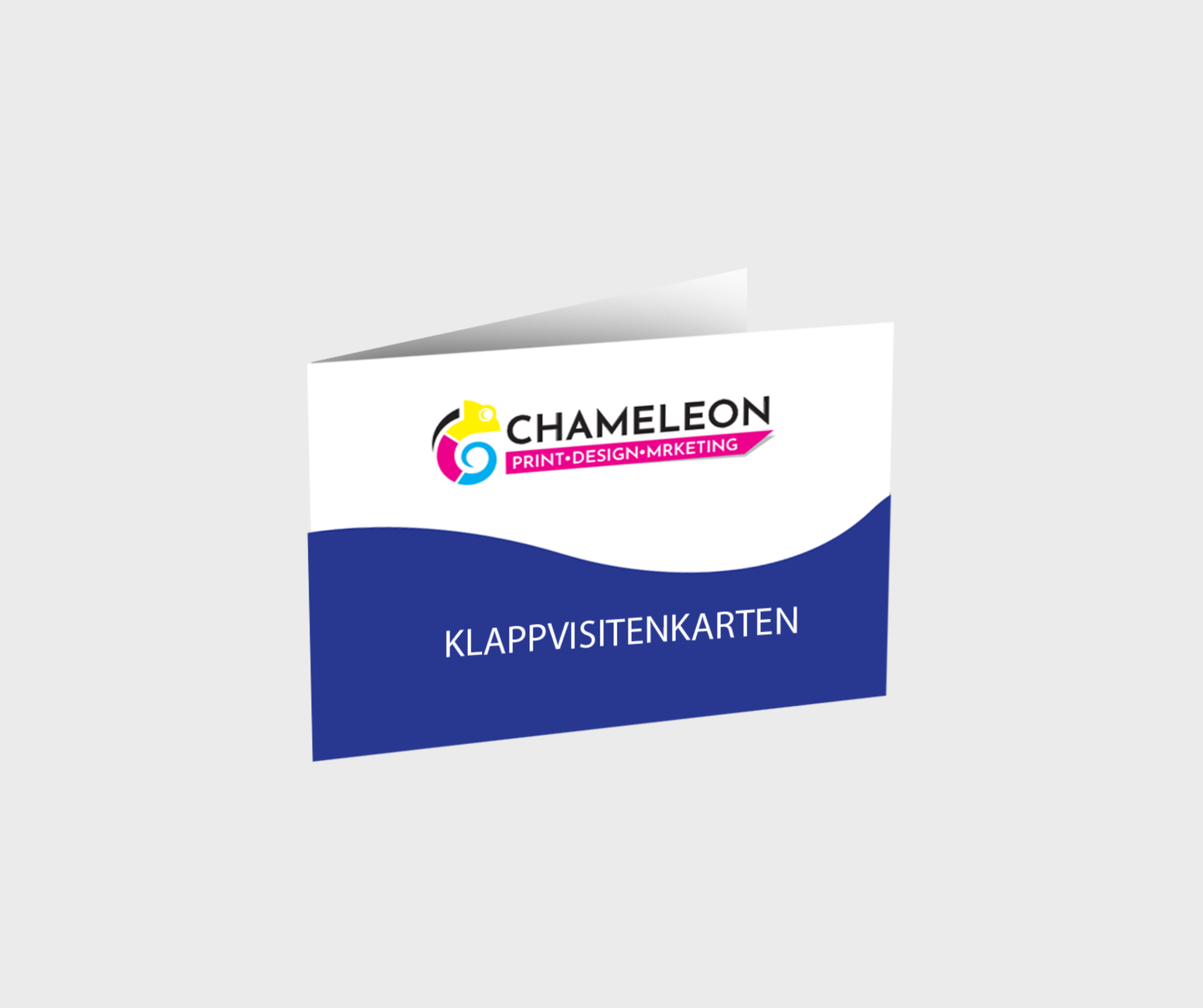 Visitenkarten Klapp-UV-Lack