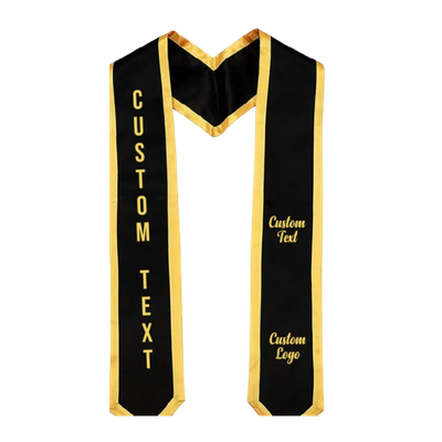 Kundenspezifische Abschluss-Schärpe