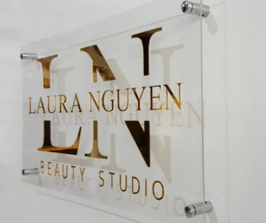 personalisierte individuelle Acrylschilder